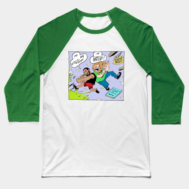 Support Kam Komics Baseball T-Shirt by Kam Komics 